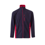 Veste polaire de travail en polyester avec poches 220 g/m² Velilla couleur rouge deuxième vue