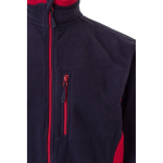Veste polaire de travail en polyester avec poches 220 g/m² Velilla couleur rouge cinquième vue