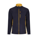 Veste polaire de travail en polyester avec poches 220 g/m² Velilla couleur jaune deuxième vue