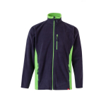 Veste polaire de travail en polyester avec poches 220 g/m² Velilla couleur vert deuxième vue
