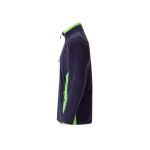 Veste polaire de travail en polyester avec poches 220 g/m² Velilla couleur vert troisième vue