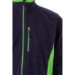 Veste polaire de travail en polyester avec poches 220 g/m² Velilla couleur vert cinquième vue