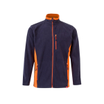 Veste polaire de travail en polyester avec poches 220 g/m² Velilla couleur orange deuxième vue