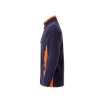 Veste polaire de travail en polyester avec poches 220 g/m² Velilla couleur orange troisième vue