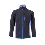 Veste polaire de travail en polyester avec poches 220 g/m² Velilla couleur bleu ciel deuxième vue