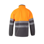 Veste polaire de travail bicolore en polyester 280 g/m² Velilla couleur orange