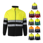 Veste polaire de travail bicolore en polyester 280 g/m² Velilla diverses couleurs