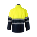 Veste polaire de travail bicolore en polyester 280 g/m² Velilla couleur jaune