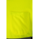 Polo de travail manches longues haute visibilité 160 g/m² Velilla couleur jaune Septième vue