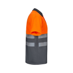 Polo de travail manches courtes grande taille 160 g/m² Velilla couleur orange quatrième vue