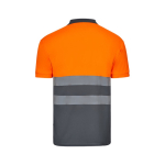 Polo de travail manches courtes grande taille 160 g/m² Velilla couleur orange