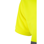 Polo de travail bicolore en maille ”œil de perdrix” 160 g/m² Velilla couleur jaune sixième vue