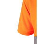 Polo de travail bicolore en maille ”œil de perdrix” 160 g/m² Velilla couleur orange sixième vue