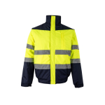 Veste de travail grande taille en polyester 180 g/m² Velilla couleur jaune deuxième vue