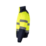 Veste de travail grande taille en polyester 180 g/m² Velilla couleur jaune troisième vue