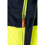 Veste de travail grande taille en polyester 180 g/m² Velilla couleur jaune cinquième vue
