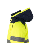 Veste de travail grande taille en polyester 180 g/m² Velilla couleur jaune sixième vue