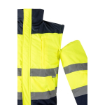 Veste de travail grande taille en polyester 180 g/m² Velilla couleur jaune Septième vue