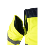 Veste de travail grande taille en polyester 180 g/m² Velilla couleur jaune Huitième vue