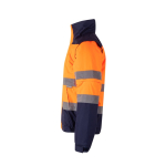 Veste de travail grande taille en polyester 180 g/m² Velilla couleur orange troisième vue