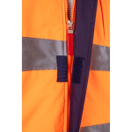 Veste de travail grande taille en polyester 180 g/m² Velilla couleur orange cinquième vue