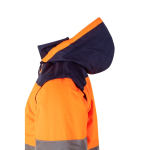 Veste de travail grande taille en polyester 180 g/m² Velilla couleur orange sixième vue