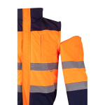 Veste de travail grande taille en polyester 180 g/m² Velilla couleur orange Septième vue