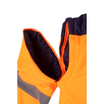 Veste de travail grande taille en polyester 180 g/m² Velilla couleur orange Huitième vue
