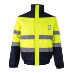 Veste de travail grande taille en polyester 180 g/m² Velilla avec zone d'impression