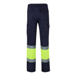 Pantalon de travail grande taille haute visibilité 210 g/m² Velilla couleur jaune