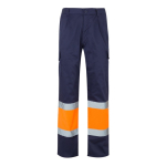 Pantalon de travail grande taille haute visibilité 210 g/m² Velilla couleur orange deuxième vue