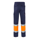 Pantalon de travail en sergé polyester et coton 210 g/m² Velilla couleur orange