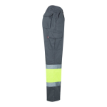 Pantalon de travail en sergé avec plusieurs poches 210 g/m² Velilla couleur jaune quatrième vue
