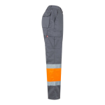 Pantalon de travail en sergé avec plusieurs poches 210 g/m² Velilla couleur orange quatrième vue