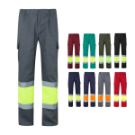 Pantalon de travail en sergé avec plusieurs poches 210 g/m² Velilla diverses couleurs
