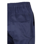 Pantalon de travail unisexe en polyester et coton 210 g/m² Velilla couleur jaune sixième vue