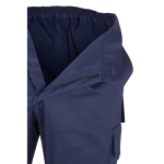 Pantalon de travail unisexe en polyester et coton 210 g/m² Velilla couleur jaune Septième vue