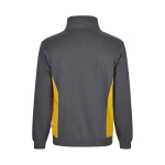 Pull de travail molletonné avec demi-fermeture éclair 260 g/m² Velilla couleur jaune