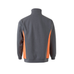 Pull de travail molletonné avec demi-fermeture éclair 260 g/m² Velilla couleur orange