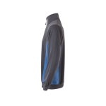 Pull de travail molletonné avec demi-fermeture éclair 260 g/m² Velilla couleur bleu ciel troisième vue