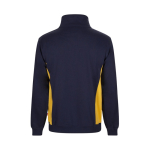 Pull de travail molletonné polyester et coton 260 g/m² Velilla couleur jaune