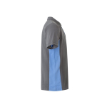 Polo de travail en piqué bicolore manches courtes 180 g/m² Velilla couleur bleu ciel quatrième vue