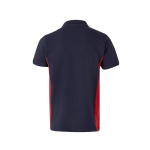 Polo de travail en coton et polyester manches courtes 180 g/m² Velilla couleur rouge
