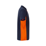 Polo de travail en coton et polyester manches courtes 180 g/m² Velilla couleur orange quatrième vue