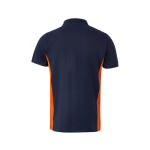 Polo de travail en coton et polyester manches courtes 180 g/m² Velilla couleur orange