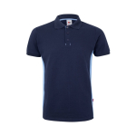 Polo de travail en coton et polyester manches courtes 180 g/m² Velilla couleur bleu ciel deuxième vue