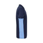 Polo de travail en coton et polyester manches courtes 180 g/m² Velilla couleur bleu ciel troisième vue