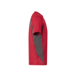 T-shirt technique de travail en maille ”œil de perdrix” 160 g/m² Velilla couleur rouge troisième vue