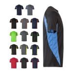 T-shirt de travail bicolore 100 % polyester 160 g/m² Velilla diverses couleurs