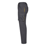 Pantalon de travail extensible multipoches bicolore 240 g/m² Velilla couleur jaune troisième vue